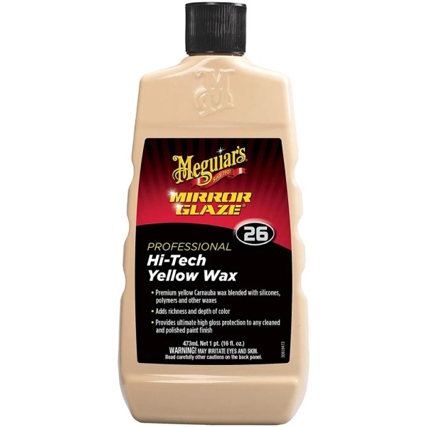 Meguiar's Hi-Tech Yellow Wax Ceara Auto 476ML M2616MG